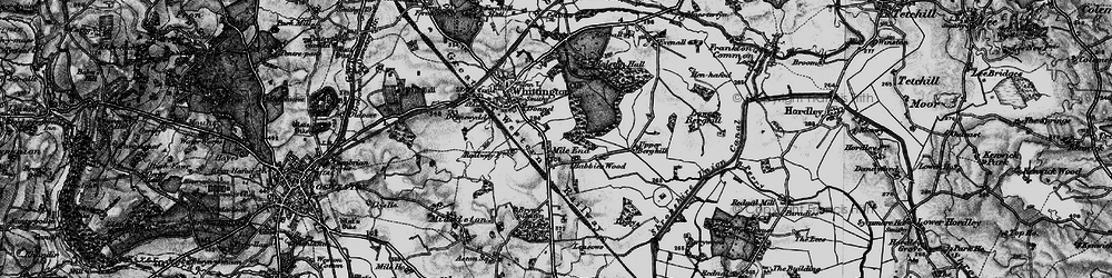 Old map of Babbinswood in 1897