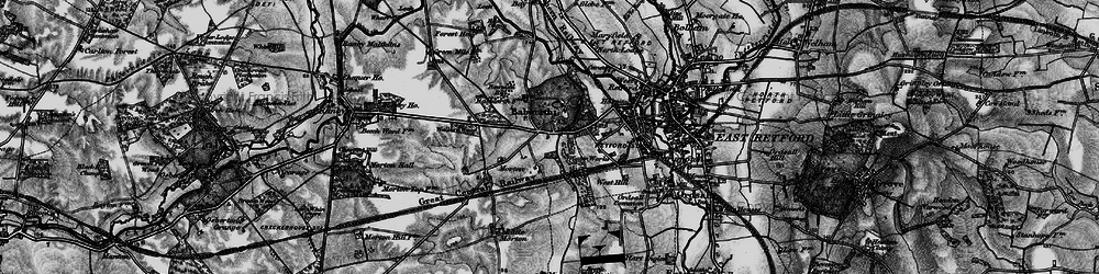 Old map of Babworth in 1899