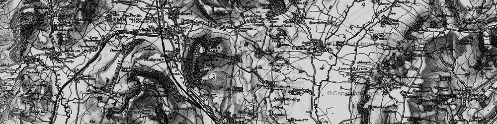 Old map of Bache in 1899
