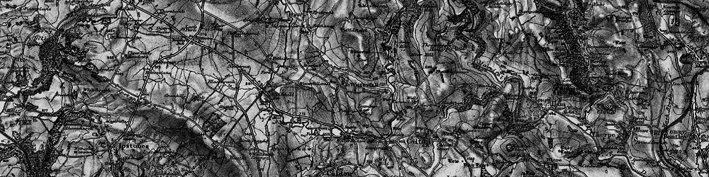 Old map of Back o'th' Brook in 1897