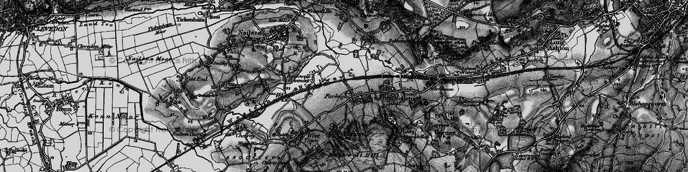 Old map of Backwell Green in 1898