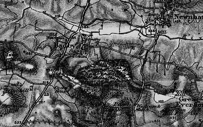 Old map of Badby in 1898