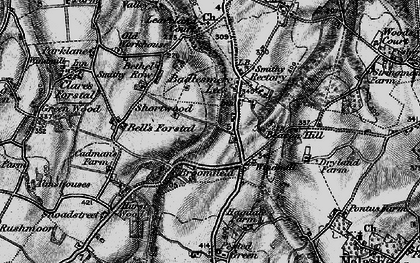 Old map of Badlesmere in 1895