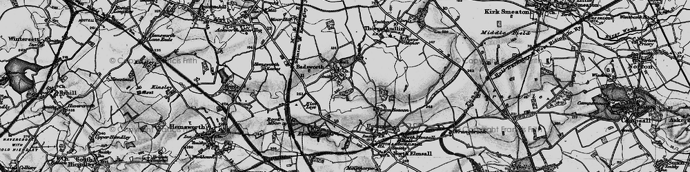Old map of Badsworth in 1896