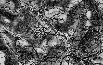 Old map of Binnamore in 1898