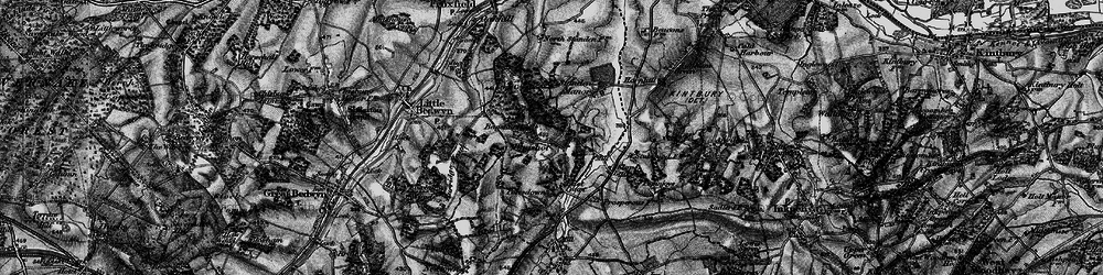 Old map of Bagshot in 1895