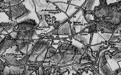 Old map of Bailey Green in 1895