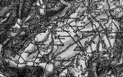 Old map of Baker's Cross in 1895