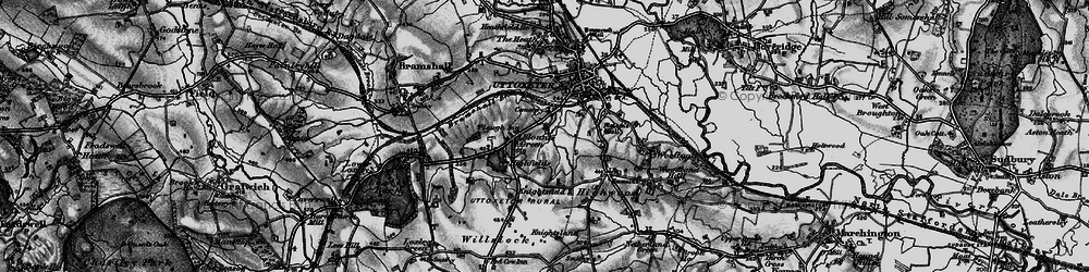 Old map of Balance Hill in 1897