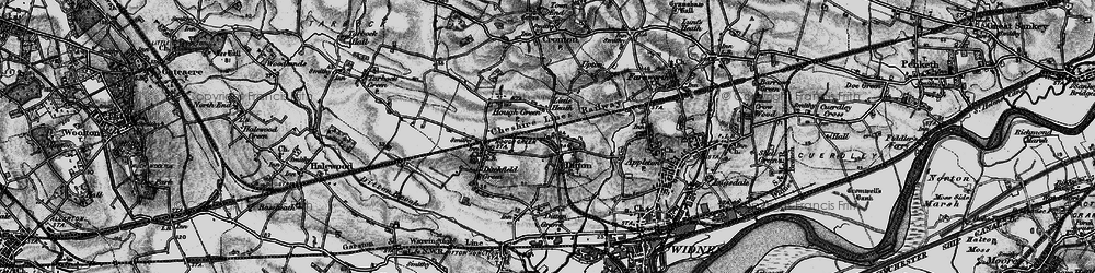 Old map of Ball o' Ditton in 1896