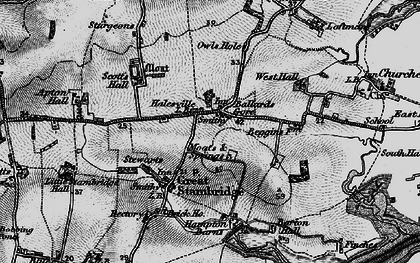Old map of Ballards Gore in 1895