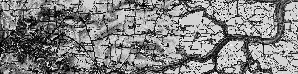Old map of Ballards Gore in 1895