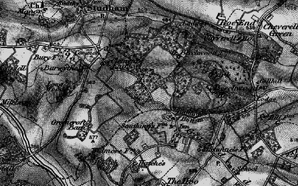 Old map of Ballingdon Bottom in 1896