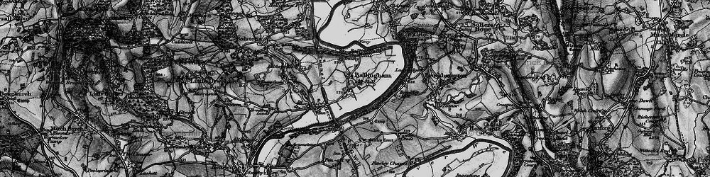 Old map of Ballingham in 1896