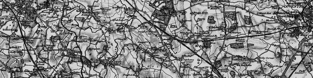 Old map of Balsall Common in 1899