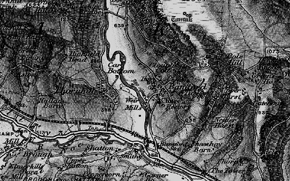 Old map of Bamford in 1896