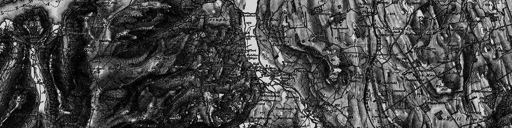 Old map of Burnbanks in 1897