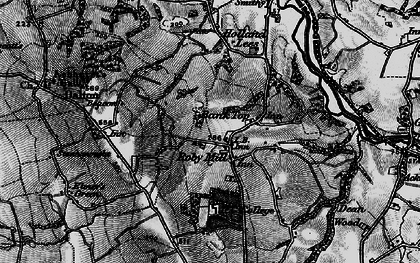 Old map of Ashurst's Beacon in 1896