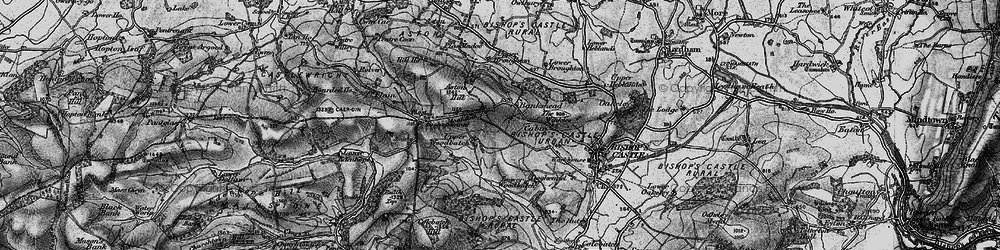 Old map of Bankshead in 1899