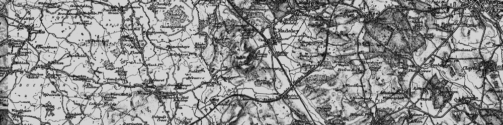 Old map of Bar Hill in 1897