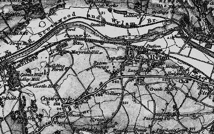 Old map of Bar Moor in 1898