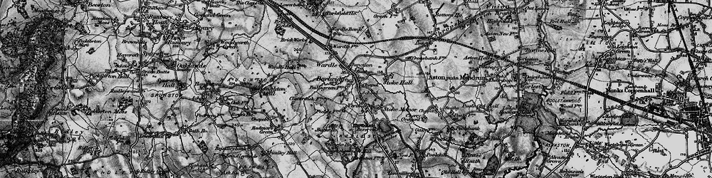 Old map of Barbridge in 1897