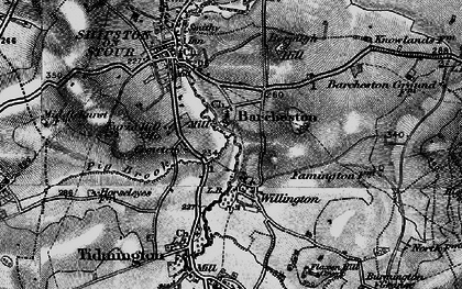 Old map of Barcheston in 1898