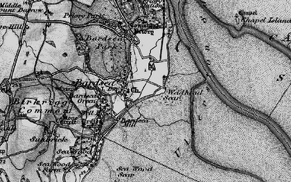 Old map of Bardsea in 1897