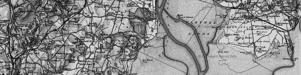 Old map of Bardsea in 1897