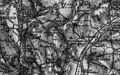 Old map of Bargate in 1895