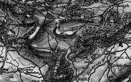 Old map of Barland in 1899