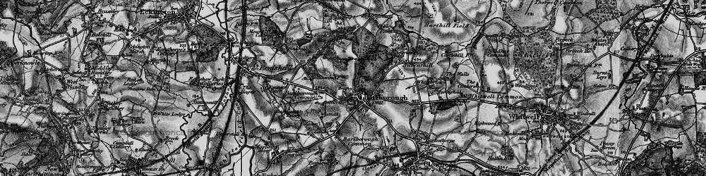 Old map of Barlborough Common in 1896