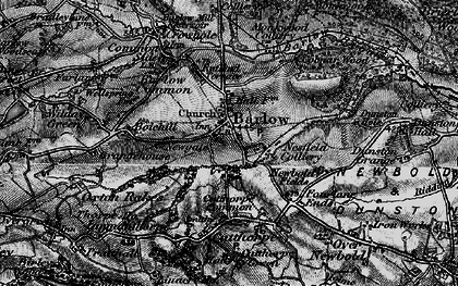 Old map of Barlow Brook in 1896