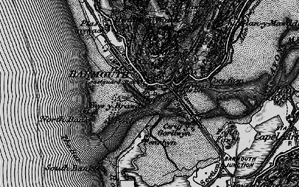 Old map of Ynys y Brawd in 1899