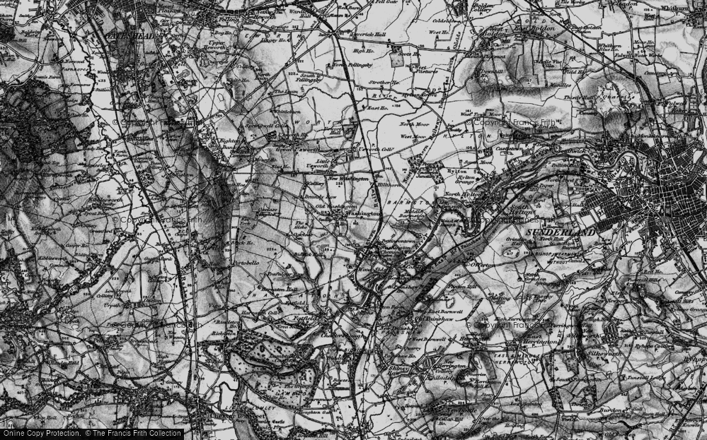 Old Map of Barmston, 1898 in 1898