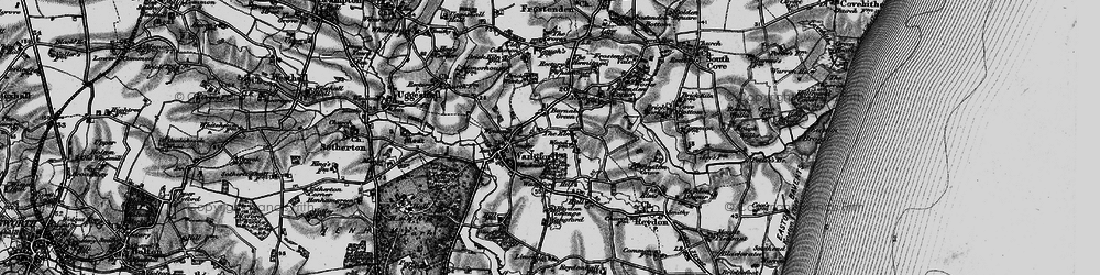Old map of Barnaby Green in 1898