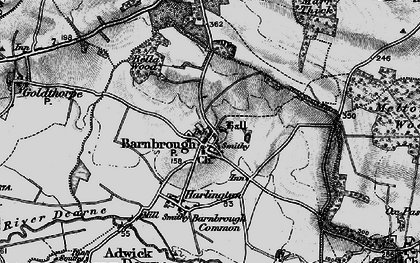 Old map of Barnburgh in 1896