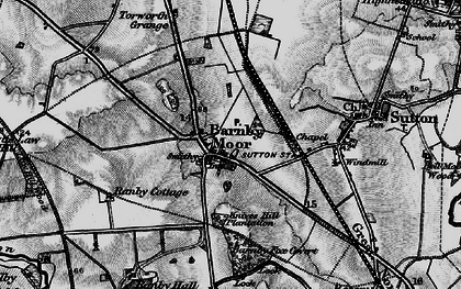 Old map of Barnby Moor in 1899