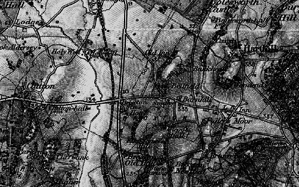 Old map of Barnhill in 1897