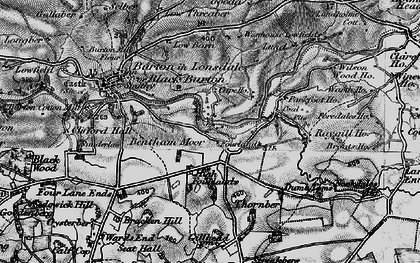Old map of Barnoldswick in 1898