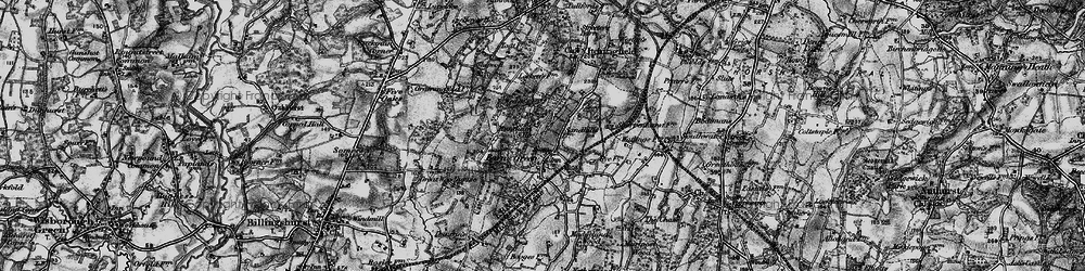 Old map of Barns Green in 1895