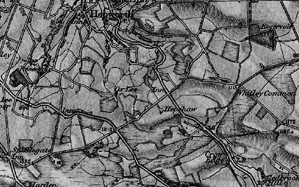 Old map of Barnside in 1896