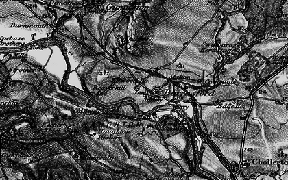 Old map of Barrasford Green in 1897