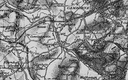Old map of Barripper in 1896