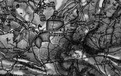 Old map of Barrow Common in 1898