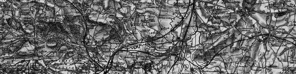 Old map of Barrow Hill in 1896