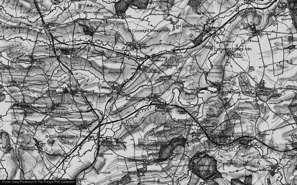 Old Maps of Barrowden, Leicestershire - Francis Frith