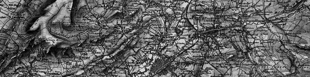 Old map of Barrowford in 1898