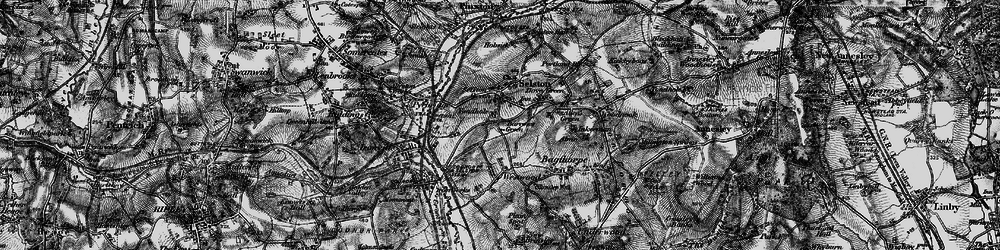 Old map of Barrows Green in 1895