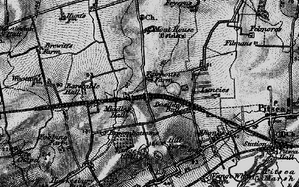 Old map of Barstable in 1896